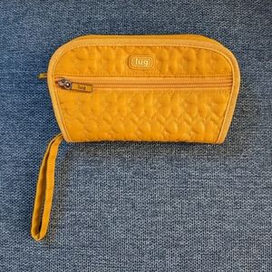 EUC Lug Flipper in Marigold - Jewelry Travel Clutch